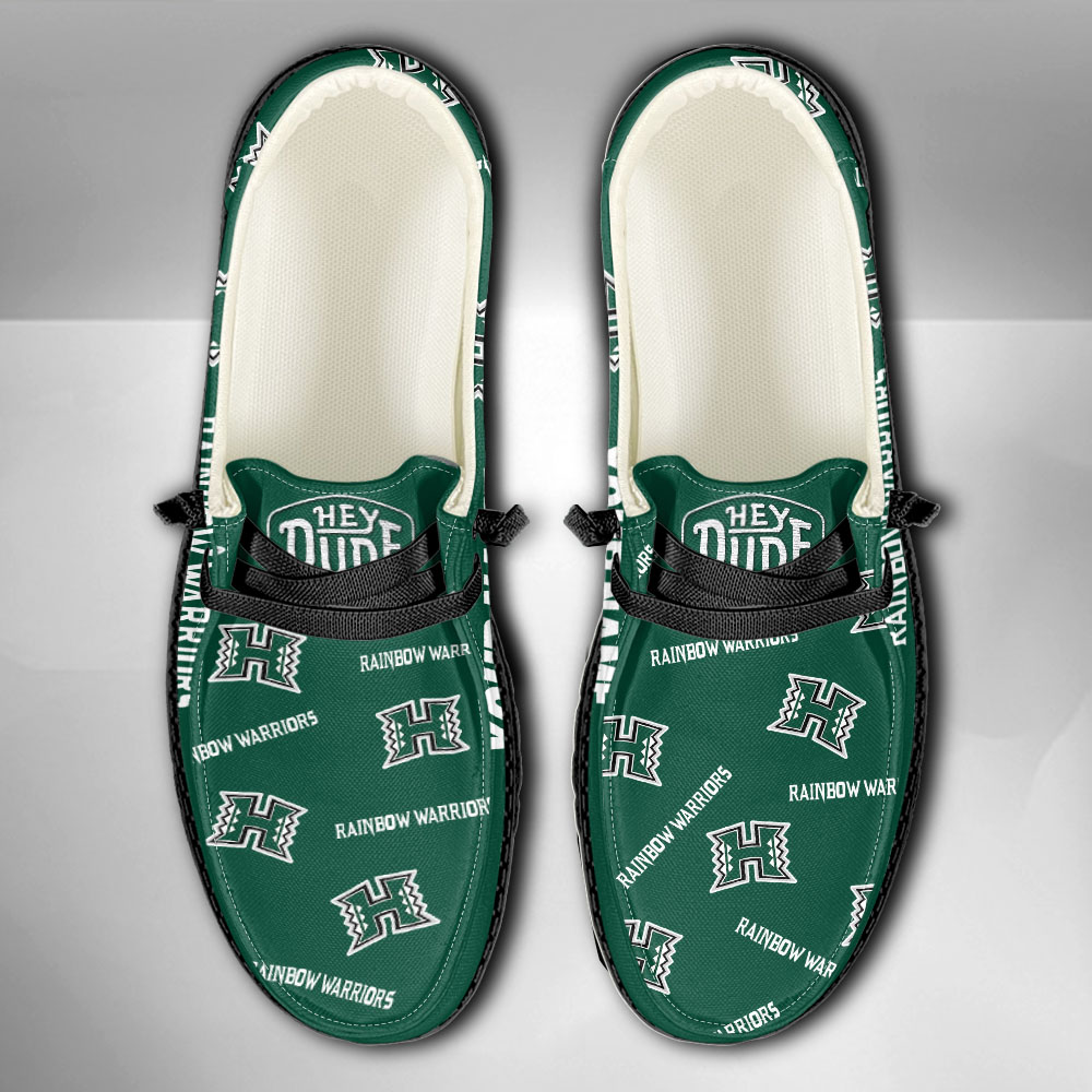 Hawaii Rainbow Warriors personalisierte H-D-Sportschuhe – individuelles Namensdesign