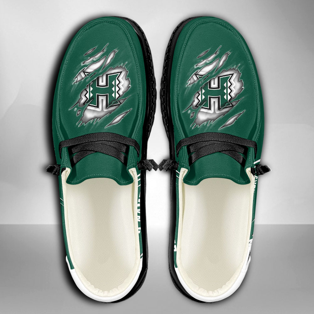 Hawaii Rainbow Warriors personalisierte H-D-Sportschuhe – individuelles Namensdesign
