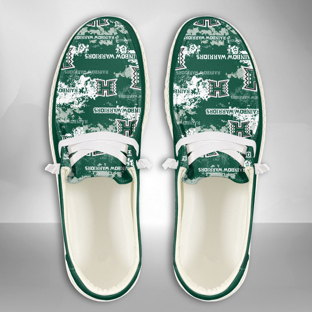 Hawaii Rainbow Warriors personalisierte H-D-Sportschuhe – individuelles Namensdesign