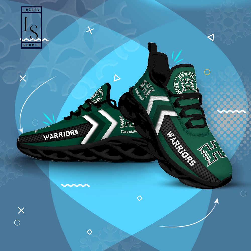 Hawaii Rainbow Warriors personalisierte Max-Schuhe