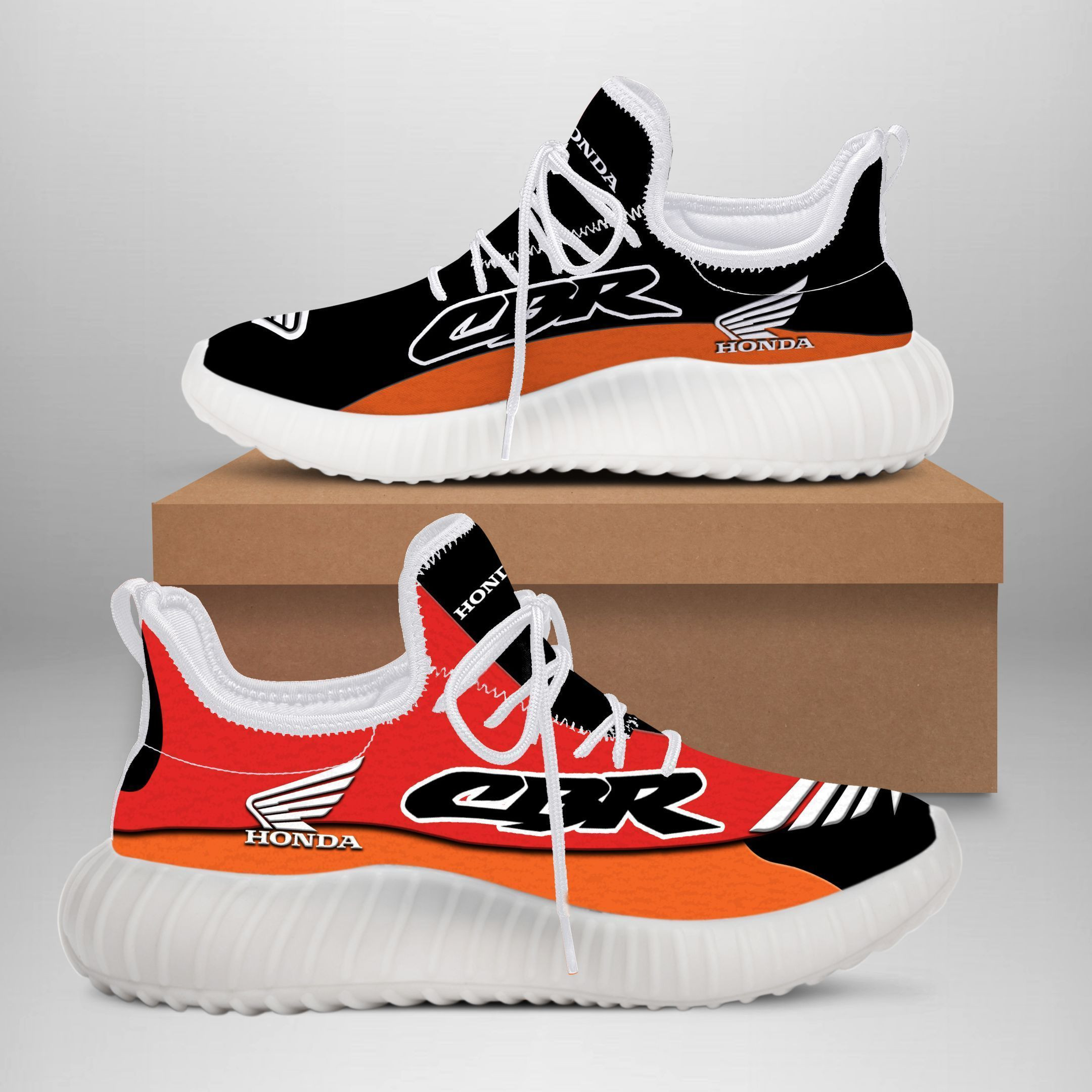 Honda CBR TTT YZ Schuhe Ver1 (Orange&Rot)