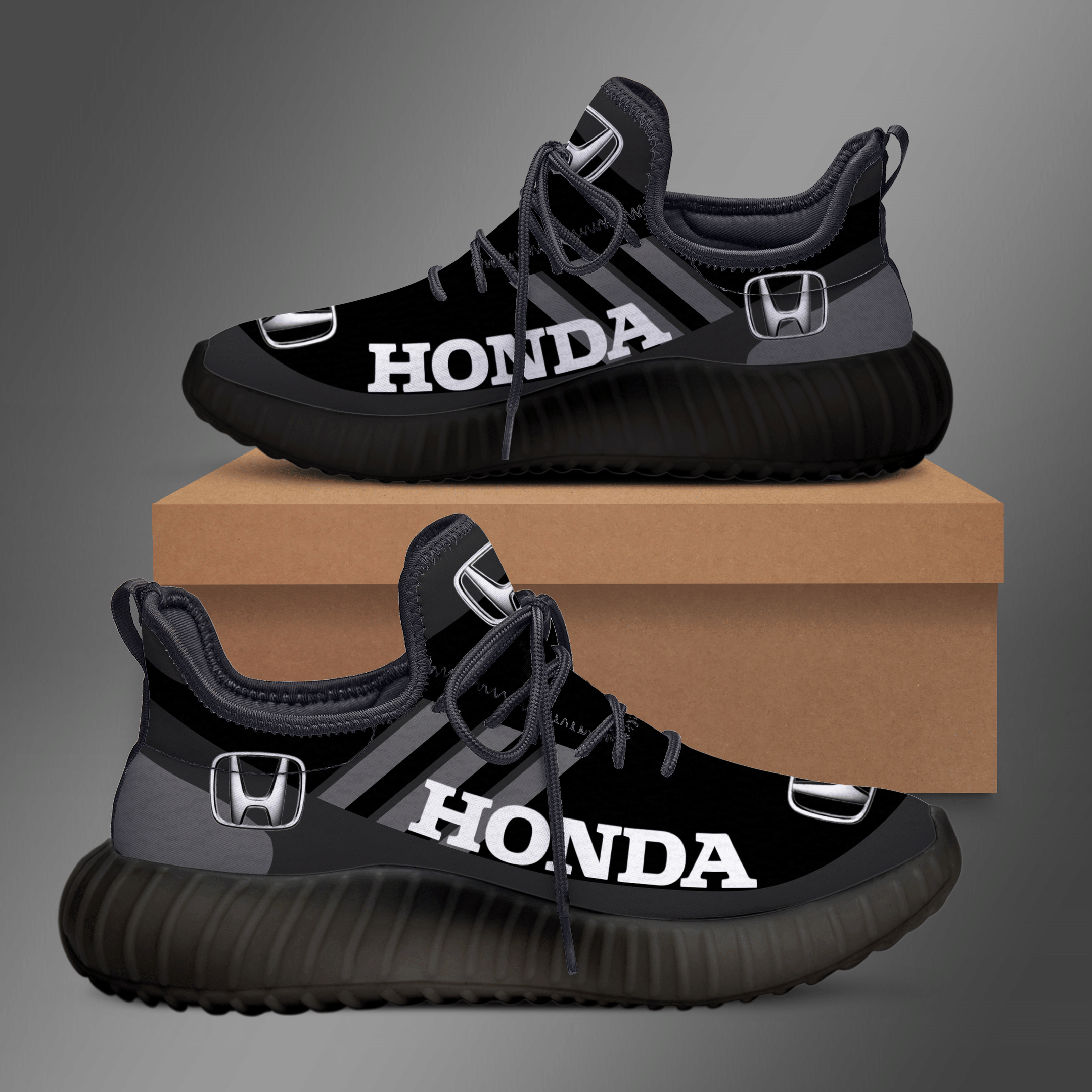 Honda graue YZ-Schuhe