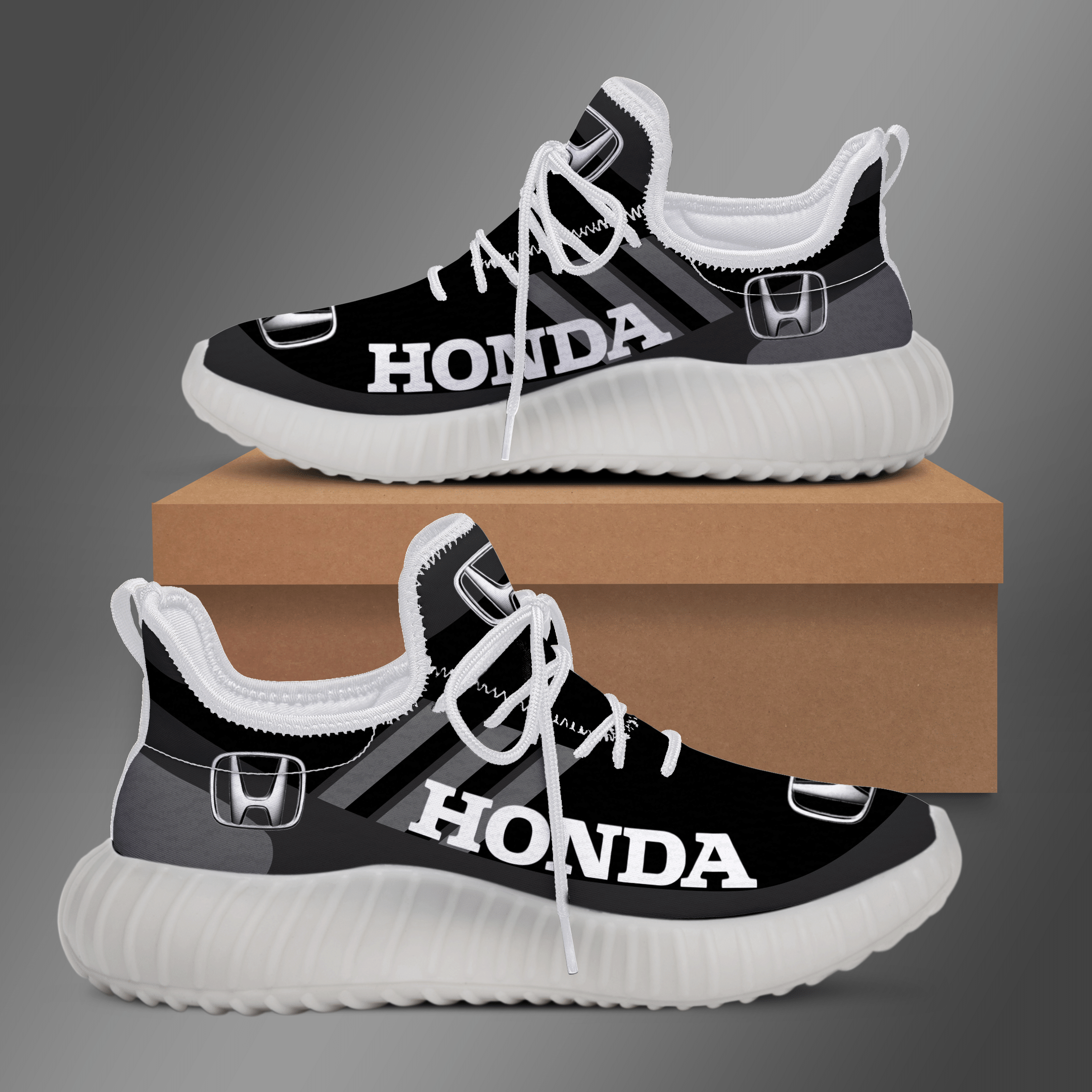 Honda graue YZ-Schuhe