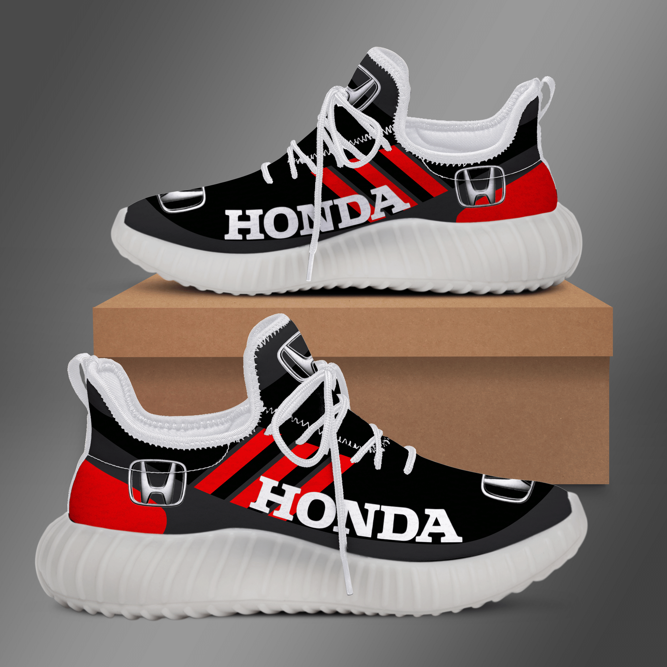 Honda schwarze YZ-Schuhe