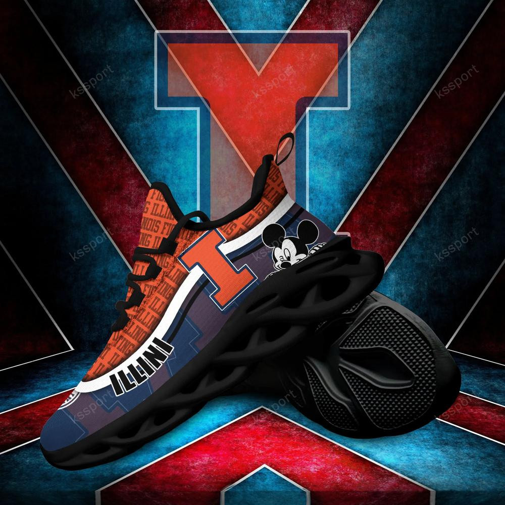 Illinois Fighting Illini Max Soul klobige Turnschuhe