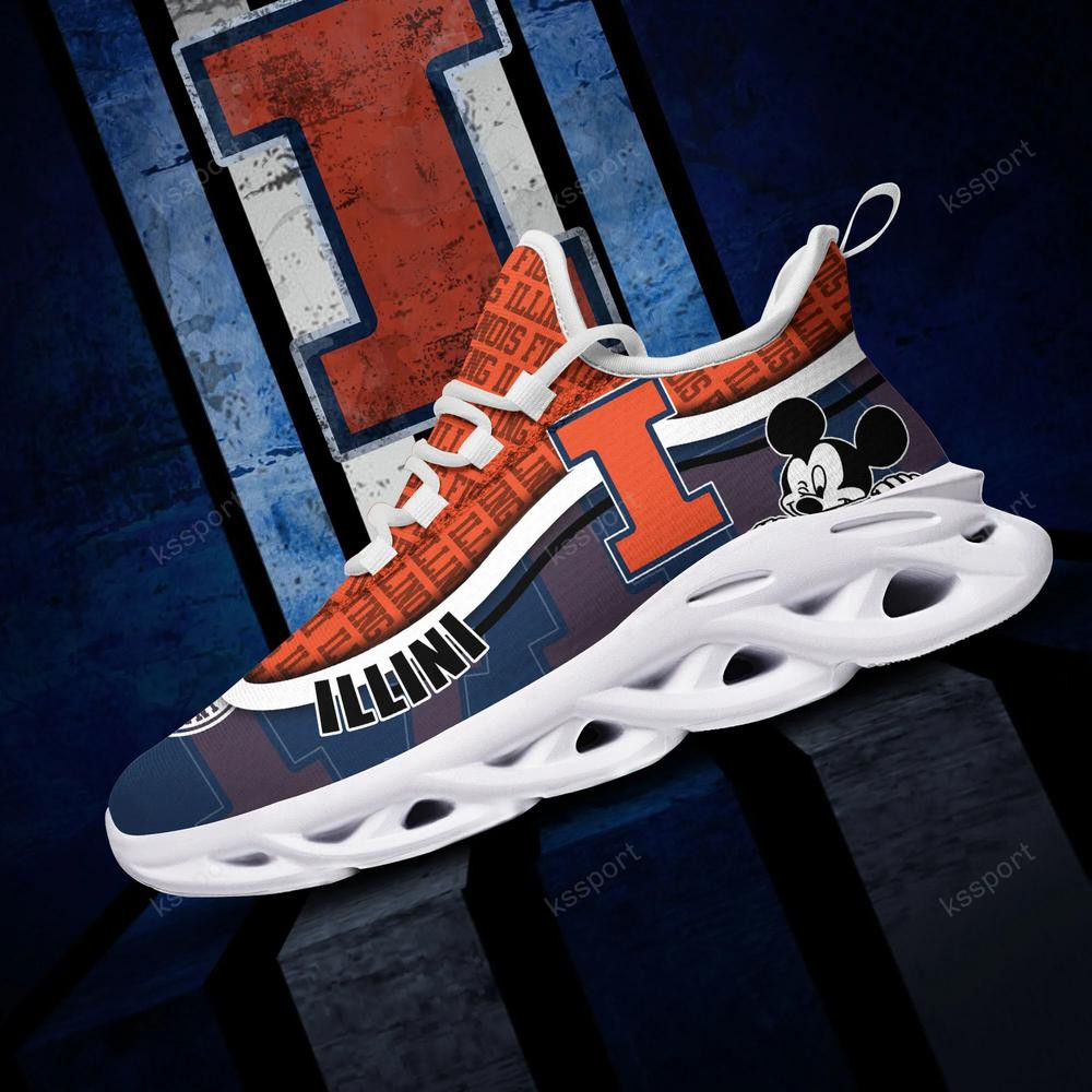 Illinois Fighting Illini Max Soul klobige Turnschuhe