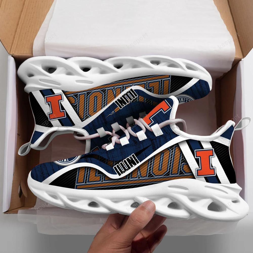 Illinois Fighting Illini personalisierte Max-Schuhe 2022
