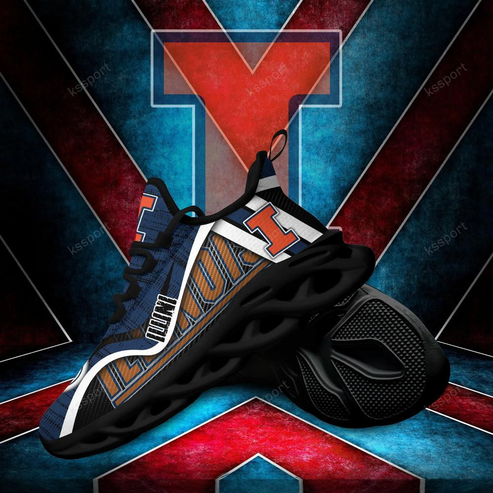 Illinois Fighting Illini personalisierte Max-Schuhe 2022