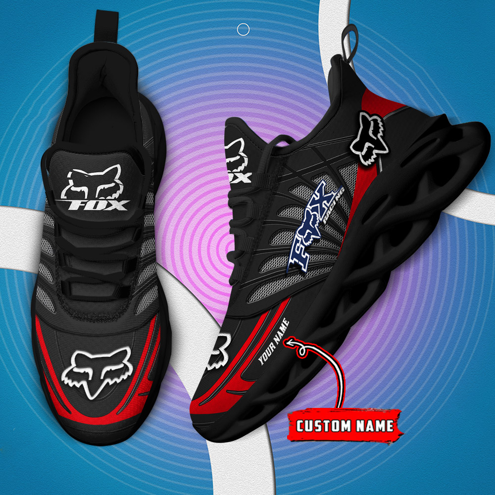 Individueller Name Fox Racing Schwarz MAX SHOES DS001