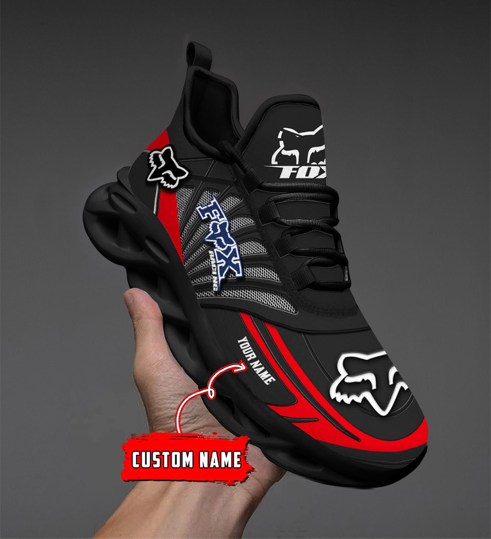 Individueller Name Fox Racing Schwarz MAX SHOES DS001