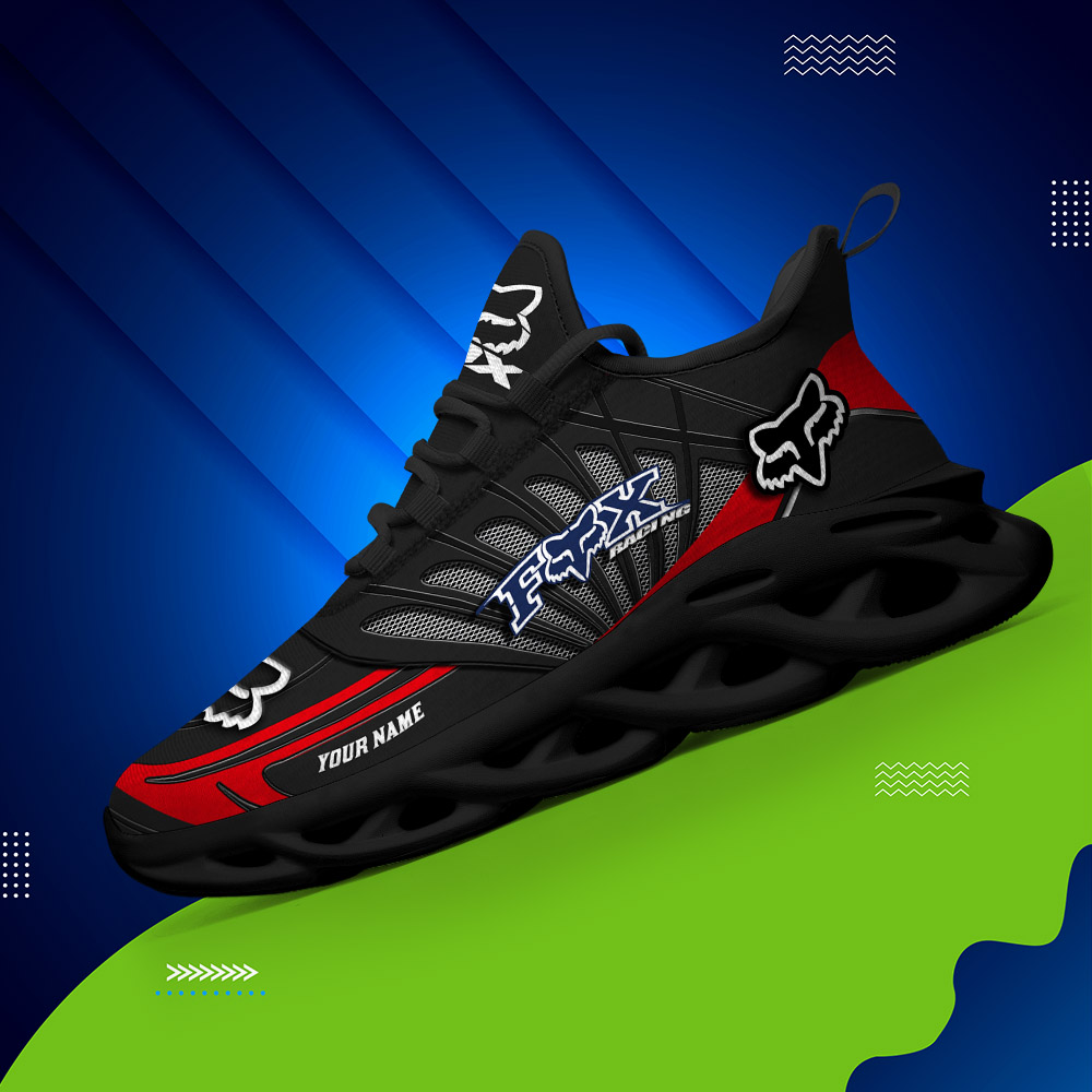 Individueller Name Fox Racing Schwarz MAX SHOES DS001