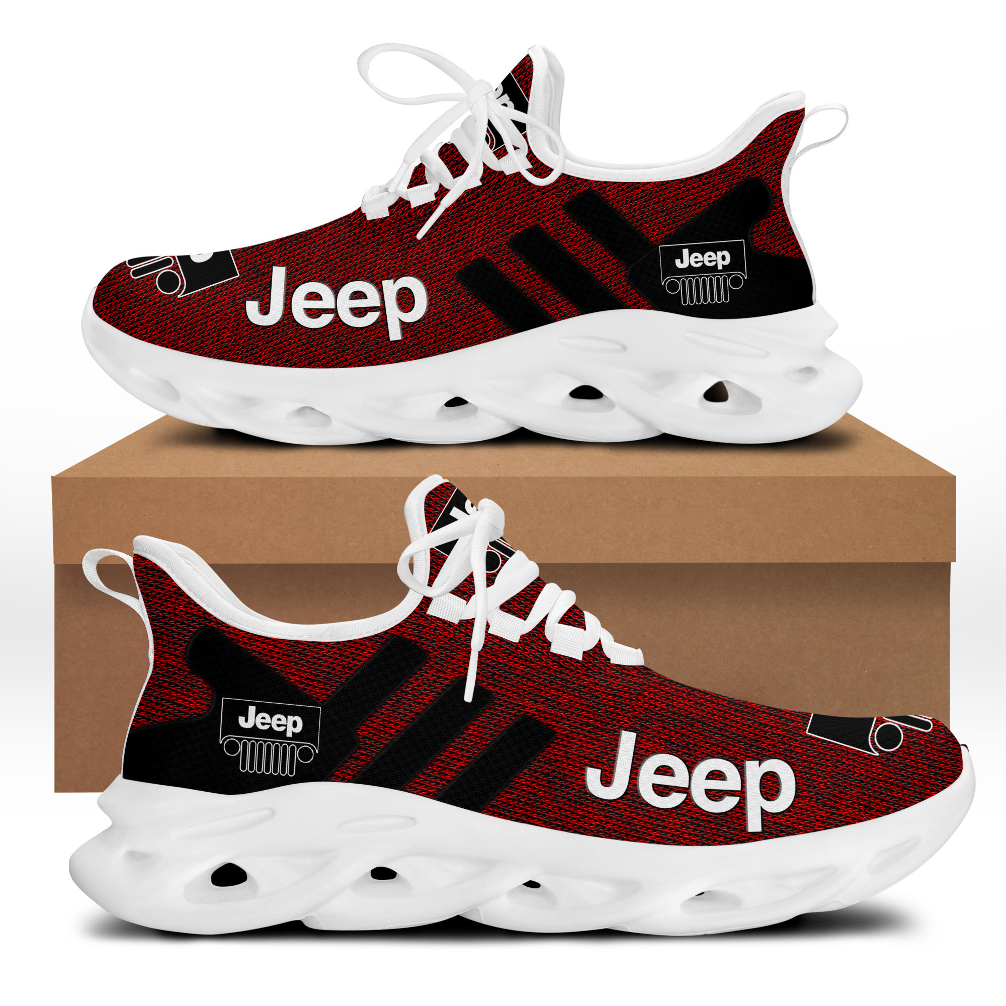 Jeep Bs Laufschuhe Ver 3 (Rot)