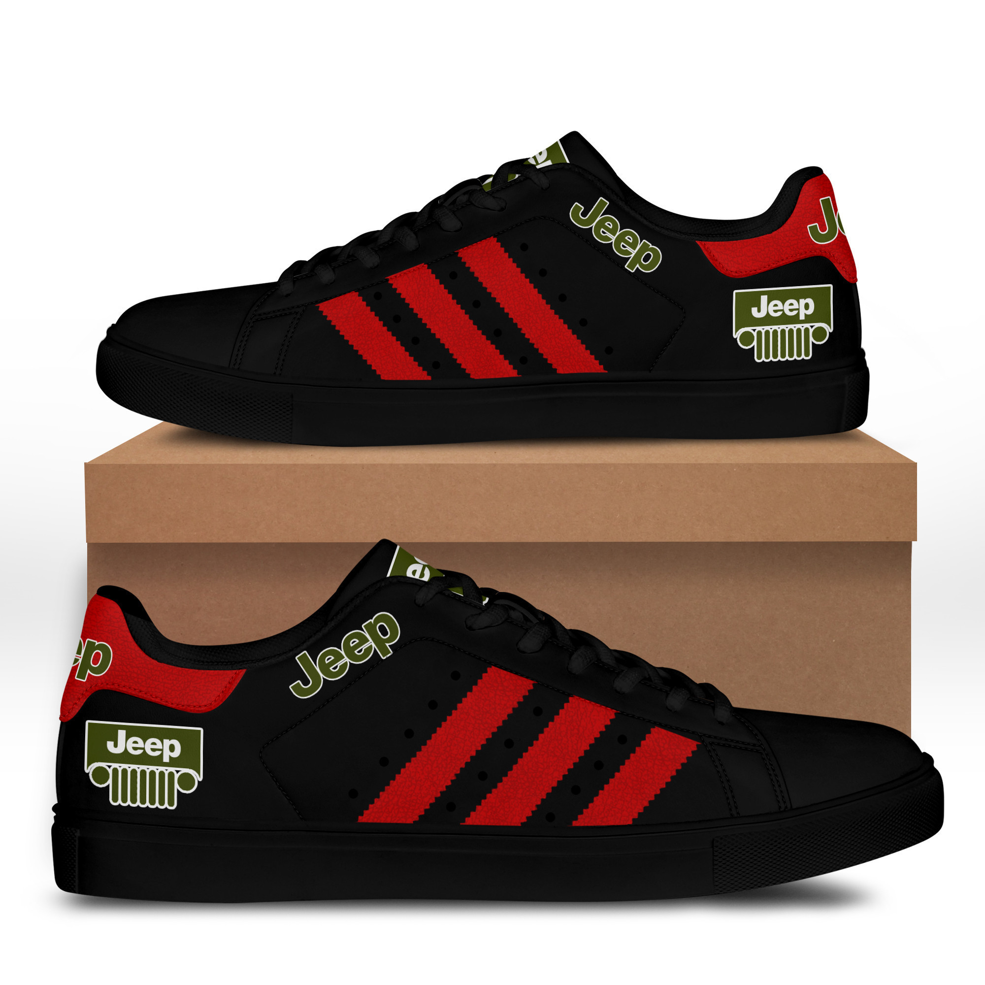 Jeep Sneaker Schuhe Ver 3 (Rot)