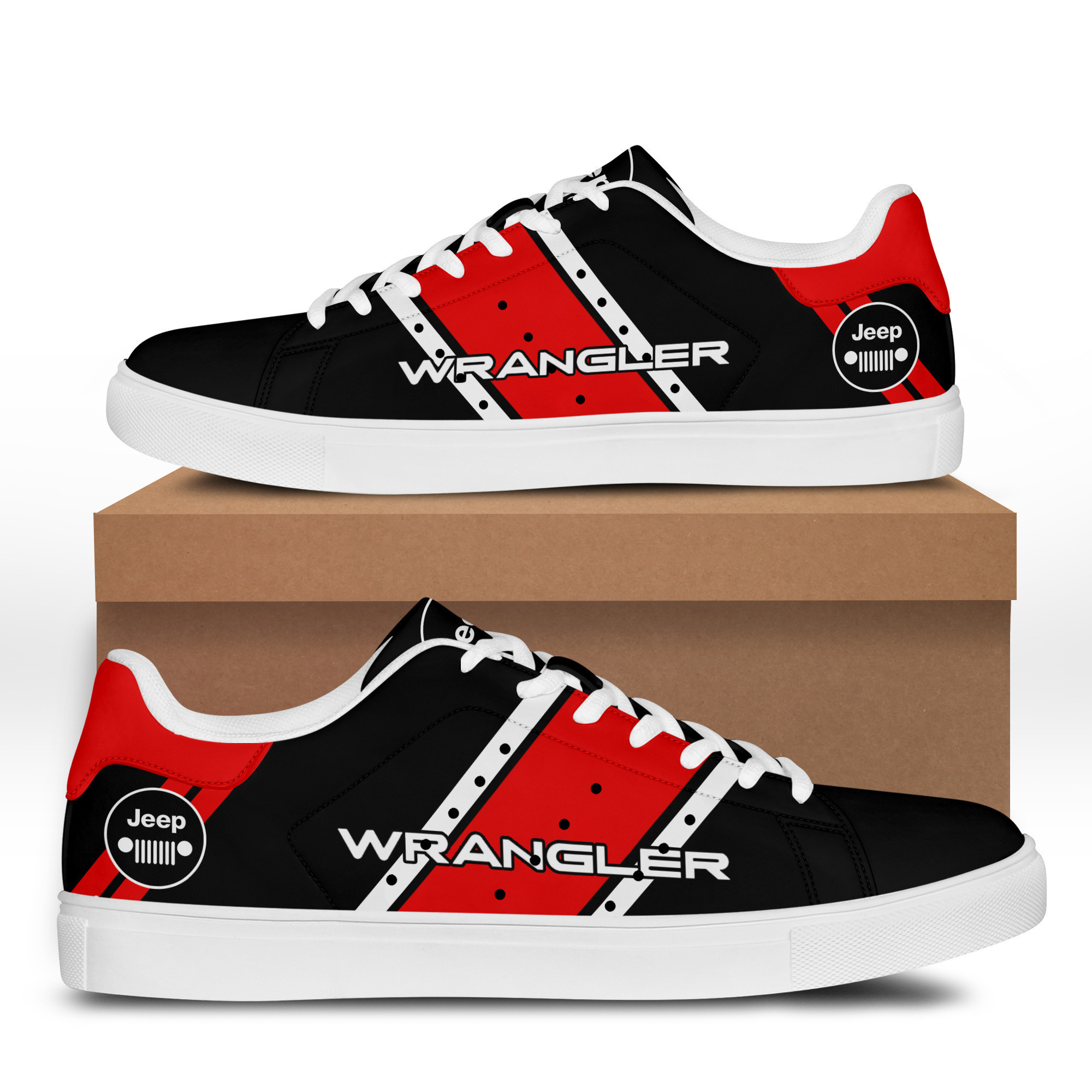 Jeep Wrangler Sneaker Schuhe Ver 7 (Rot)