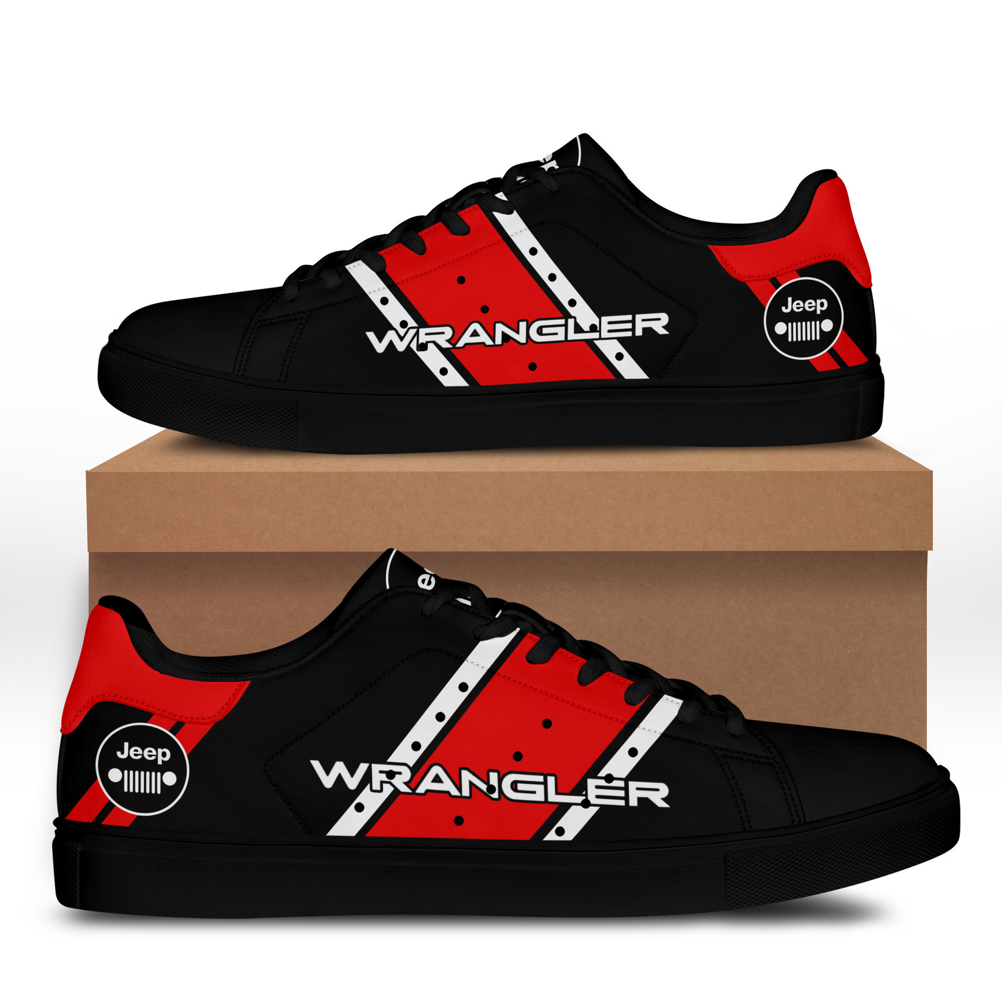 Jeep Wrangler Sneaker Schuhe Ver 7 (Rot)