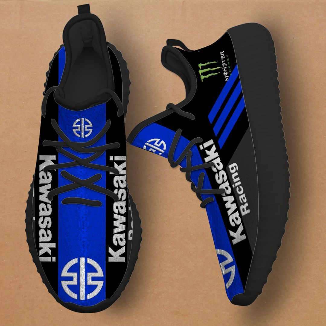 Kawasaki Racing YZ Schuhe Ver 1 (Blau)