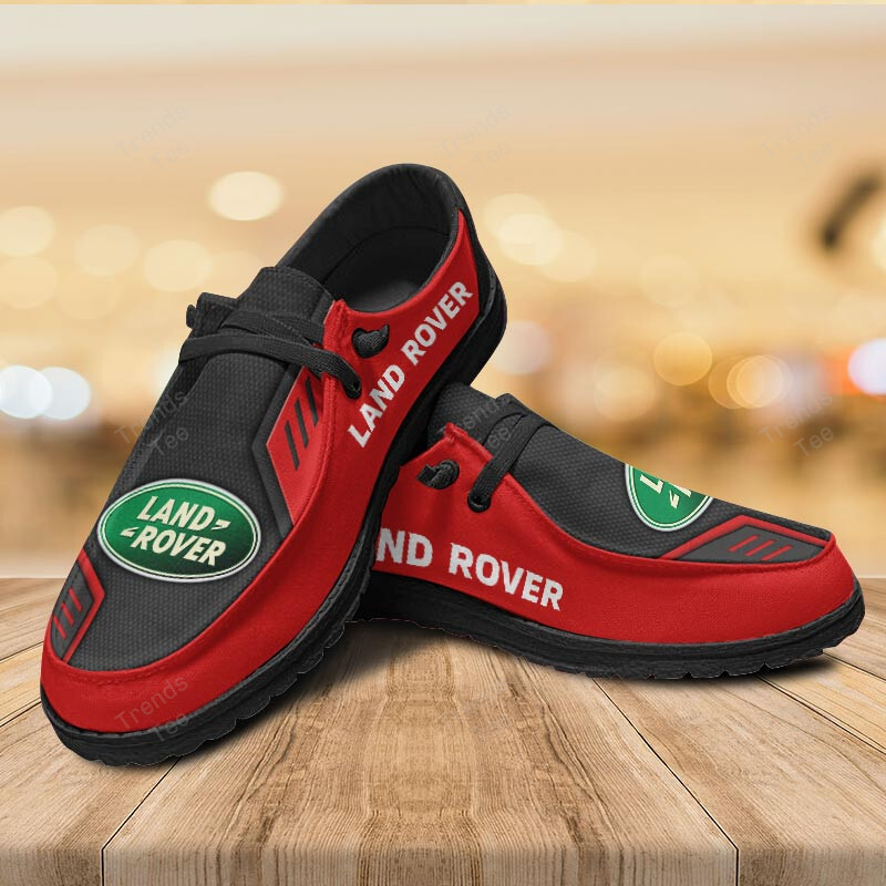 Land Rover personalisierte Hey Dude Sportschuhe mit individuellem Namensdesign, perfektes Geschenk für Fans