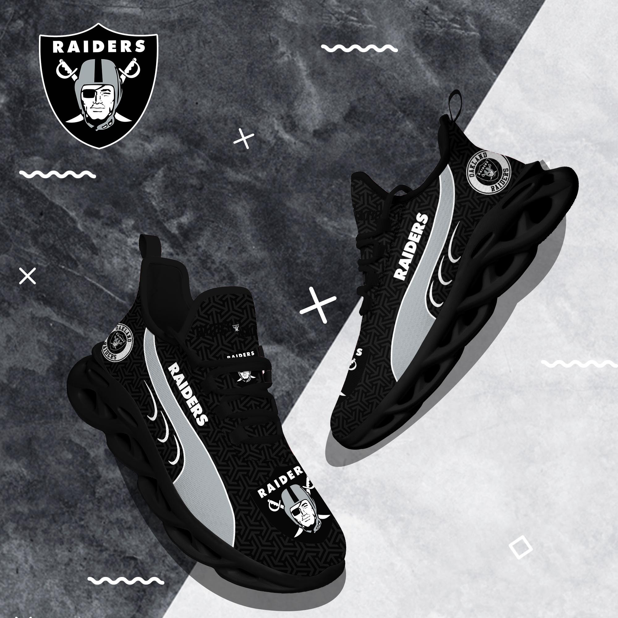 Las Vegas Raiders klobige Schuhe T-42107