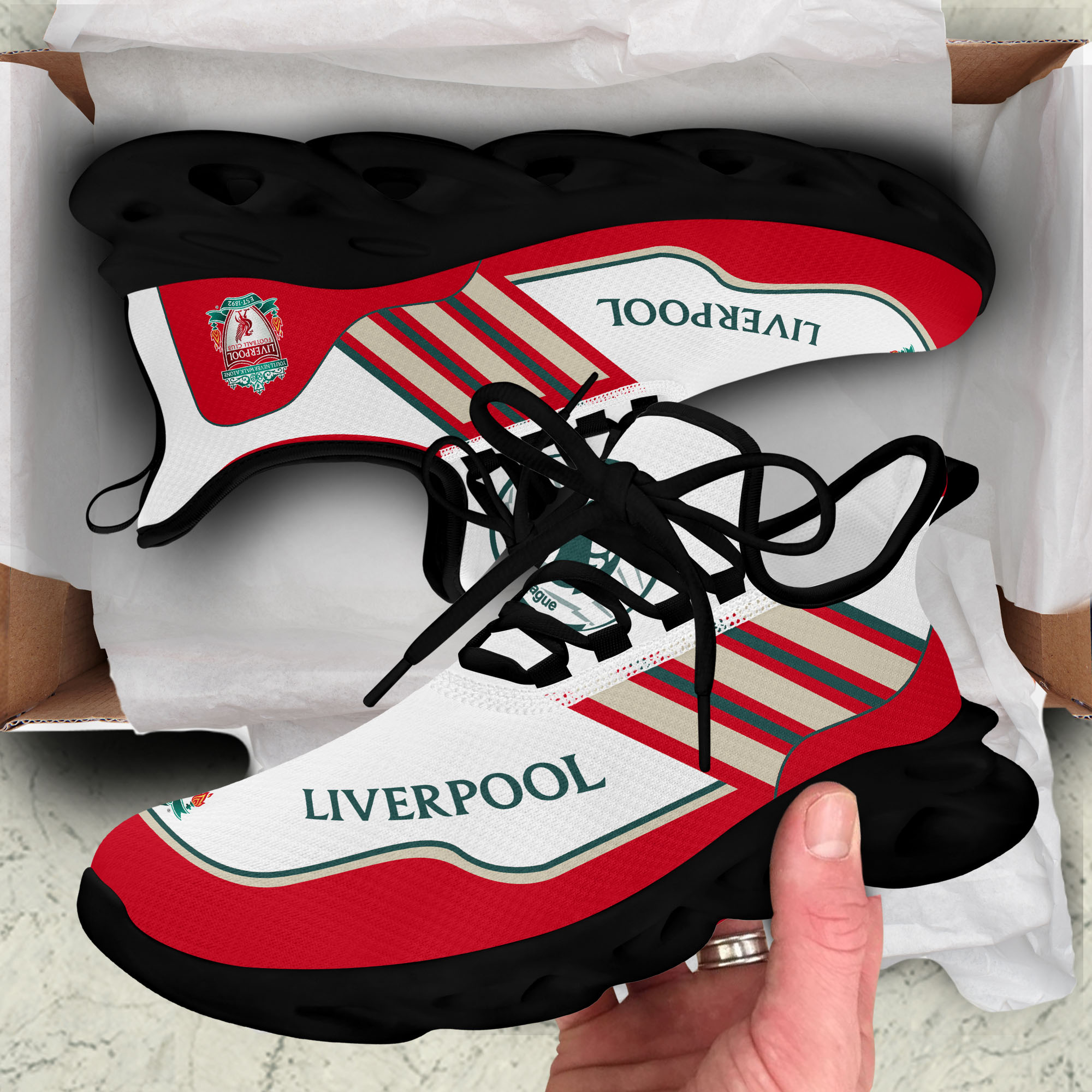 Liver Football Team personalisierte Sneakers