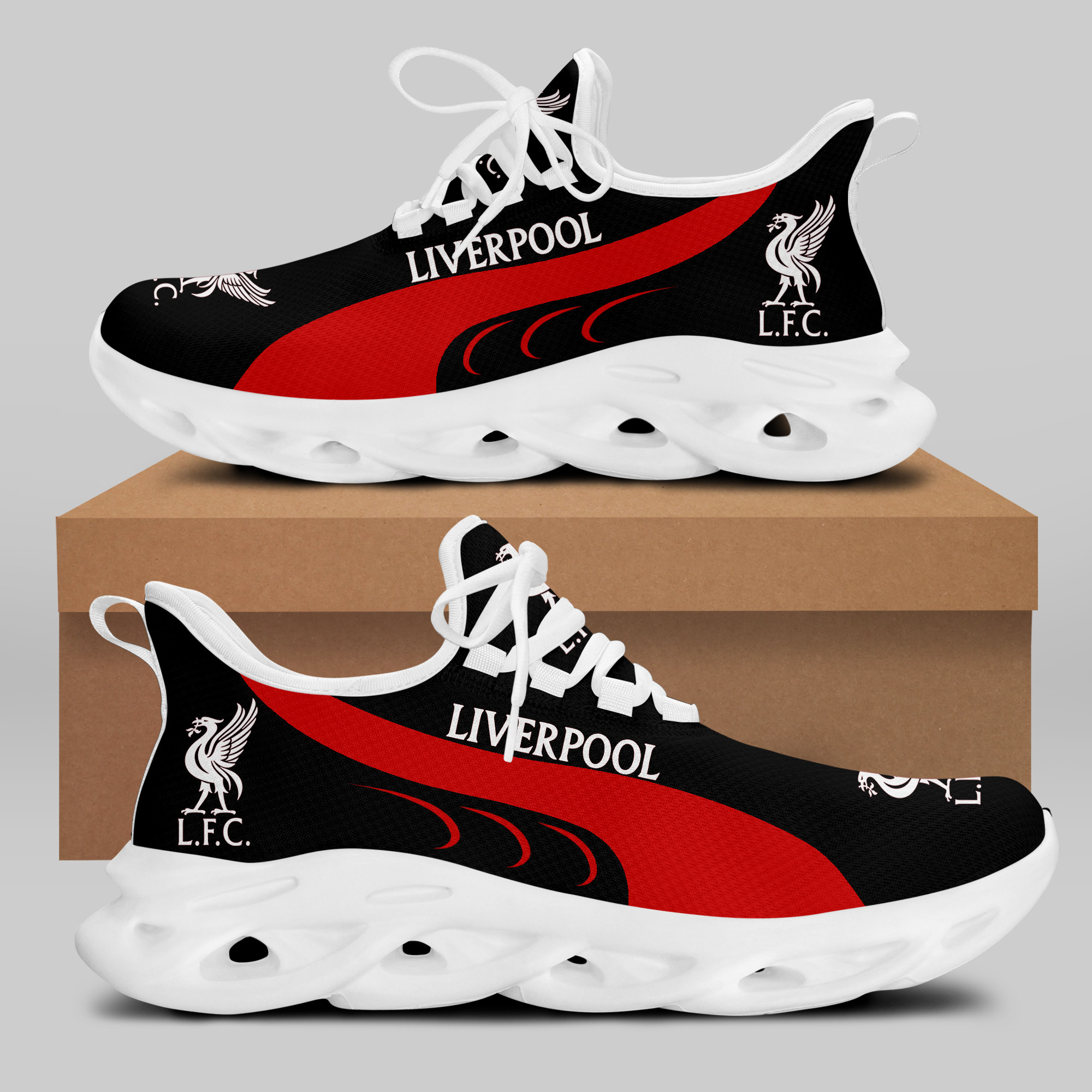 Liverpool FC LAUFSCHUHE VER 4 (Schwarz)