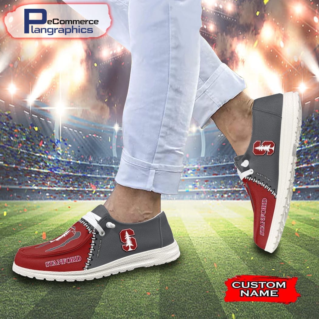 Maßgeschneiderte Stanford Cardinal Team x Monster H-D Schuhe