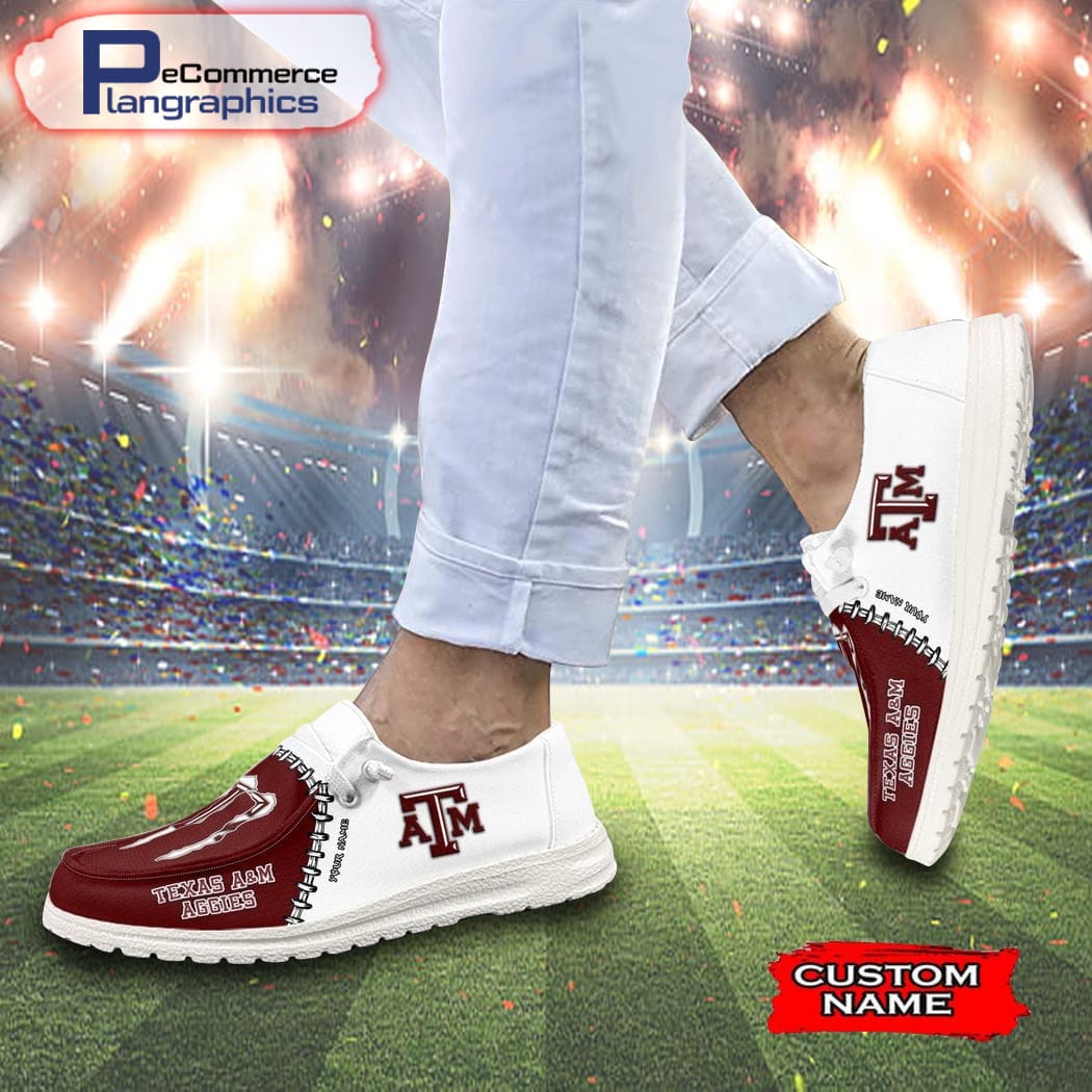 Maßgeschneiderte Texas A&M Aggies Team x Monster H-D Schuhe