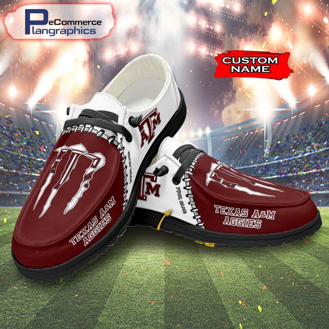 Maßgeschneiderte Texas A&M Aggies Team x Monster H-D Schuhe