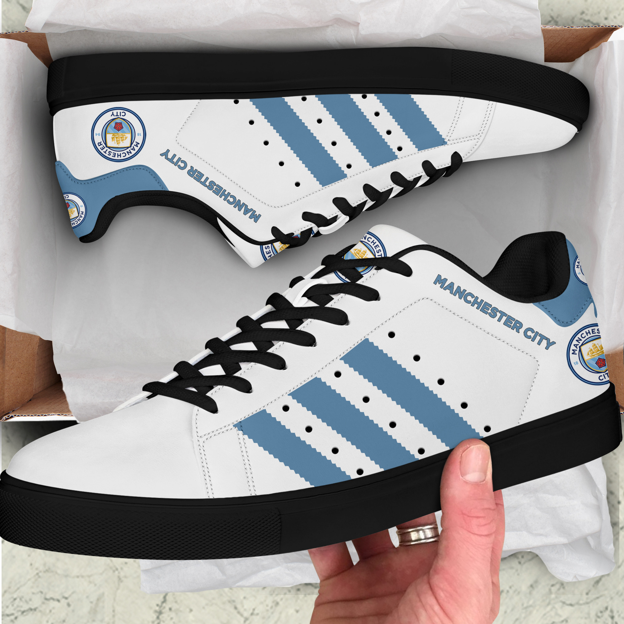 Man City Stn Smith Schuhe Ver 2