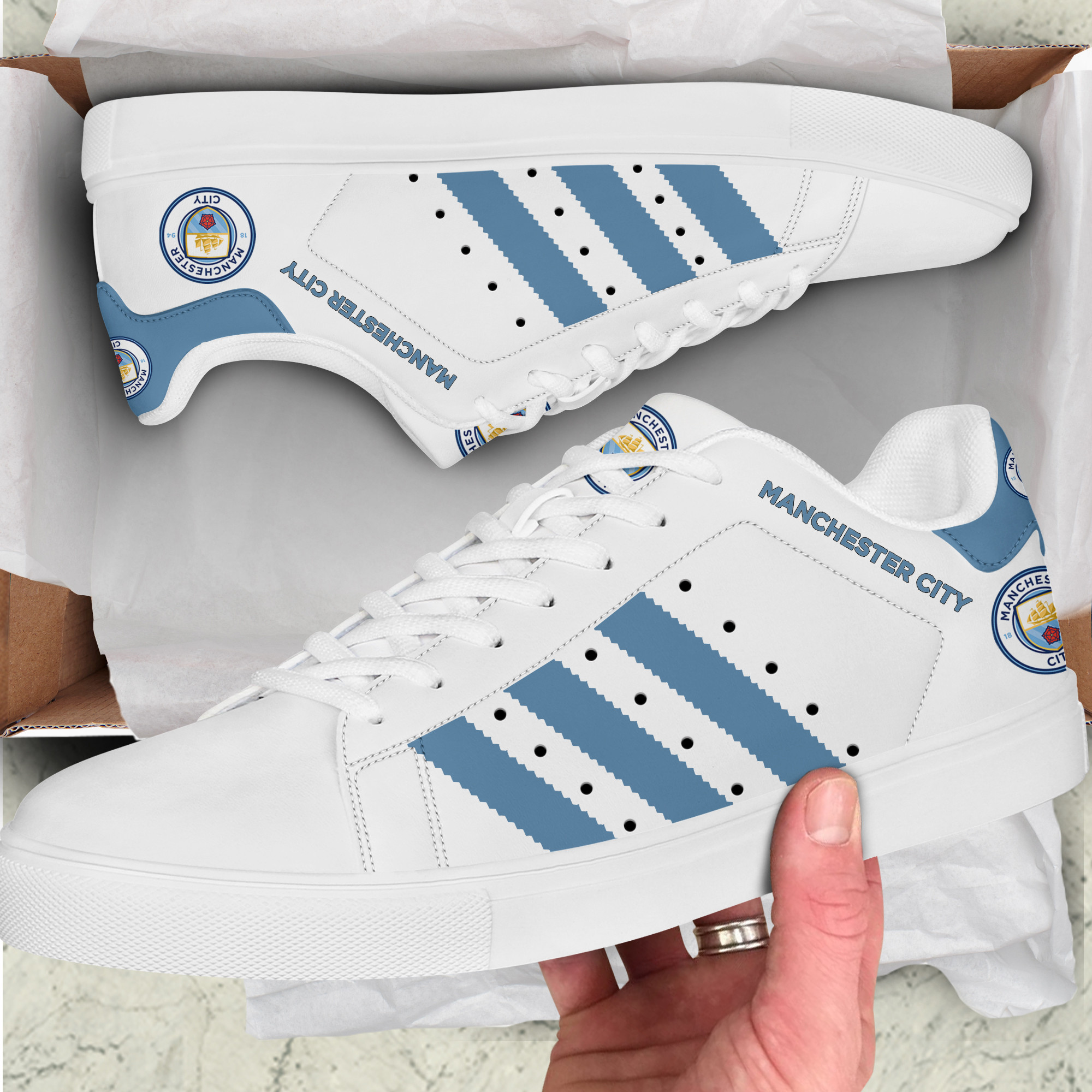 Man City Stn Smith Schuhe Ver 2