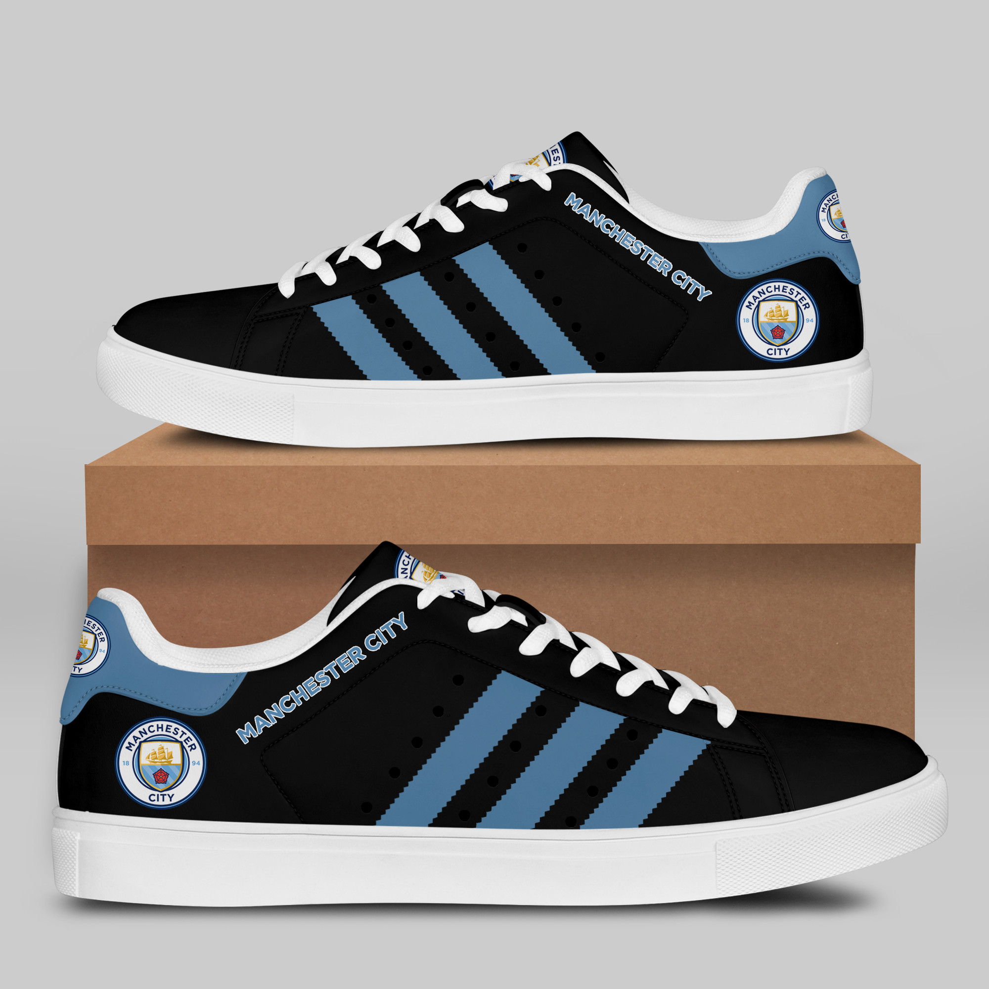 Man City Stn Smith Schuhe Ver 3