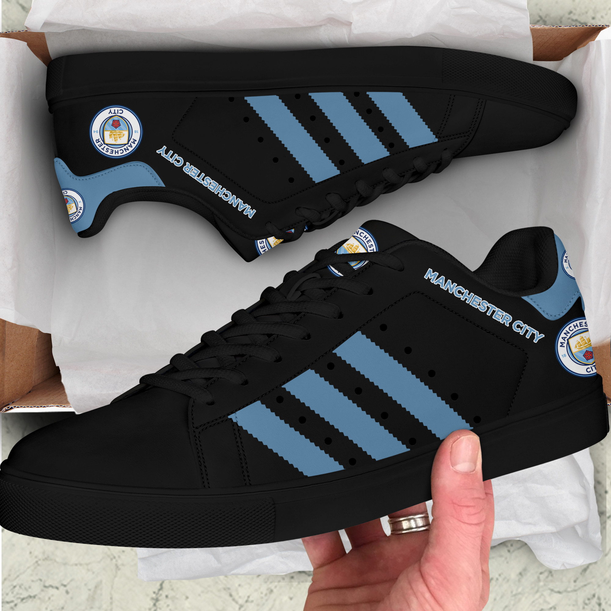 Man City Stn Smith Schuhe Ver 3