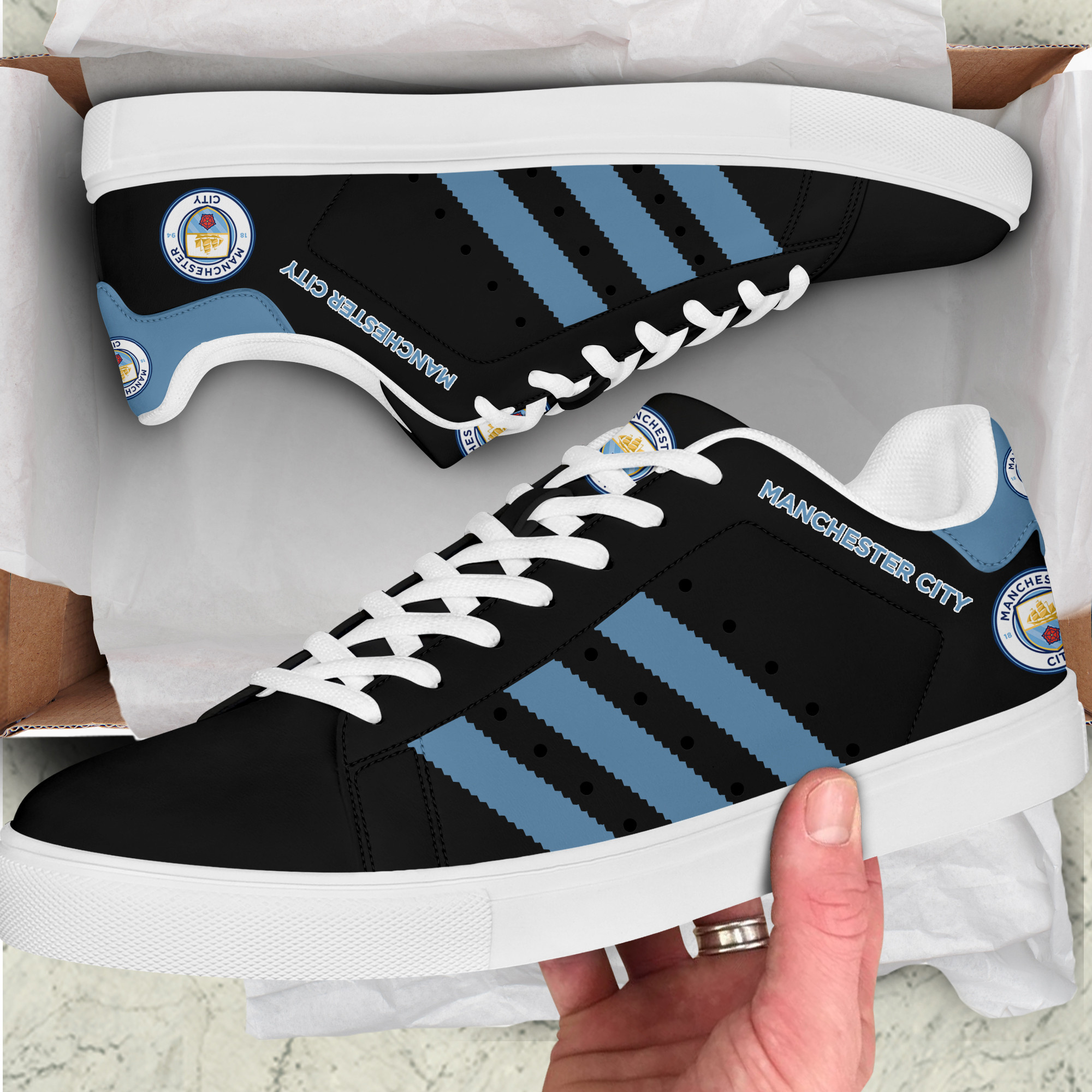 Man City Stn Smith Schuhe Ver 3