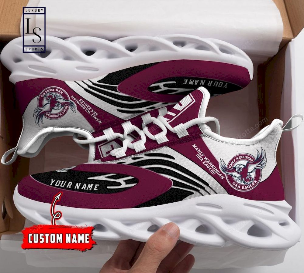 Manly Warringah Sea Eagles NRL personalisierte Max-Schuhe