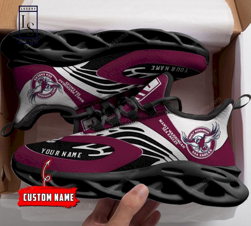 Manly Warringah Sea Eagles NRL personalisierte Max-Schuhe