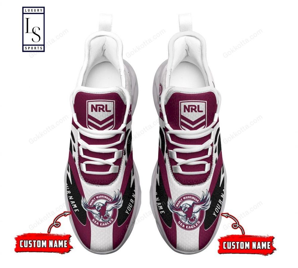 Manly Warringah Sea Eagles NRL personalisierte Max-Schuhe