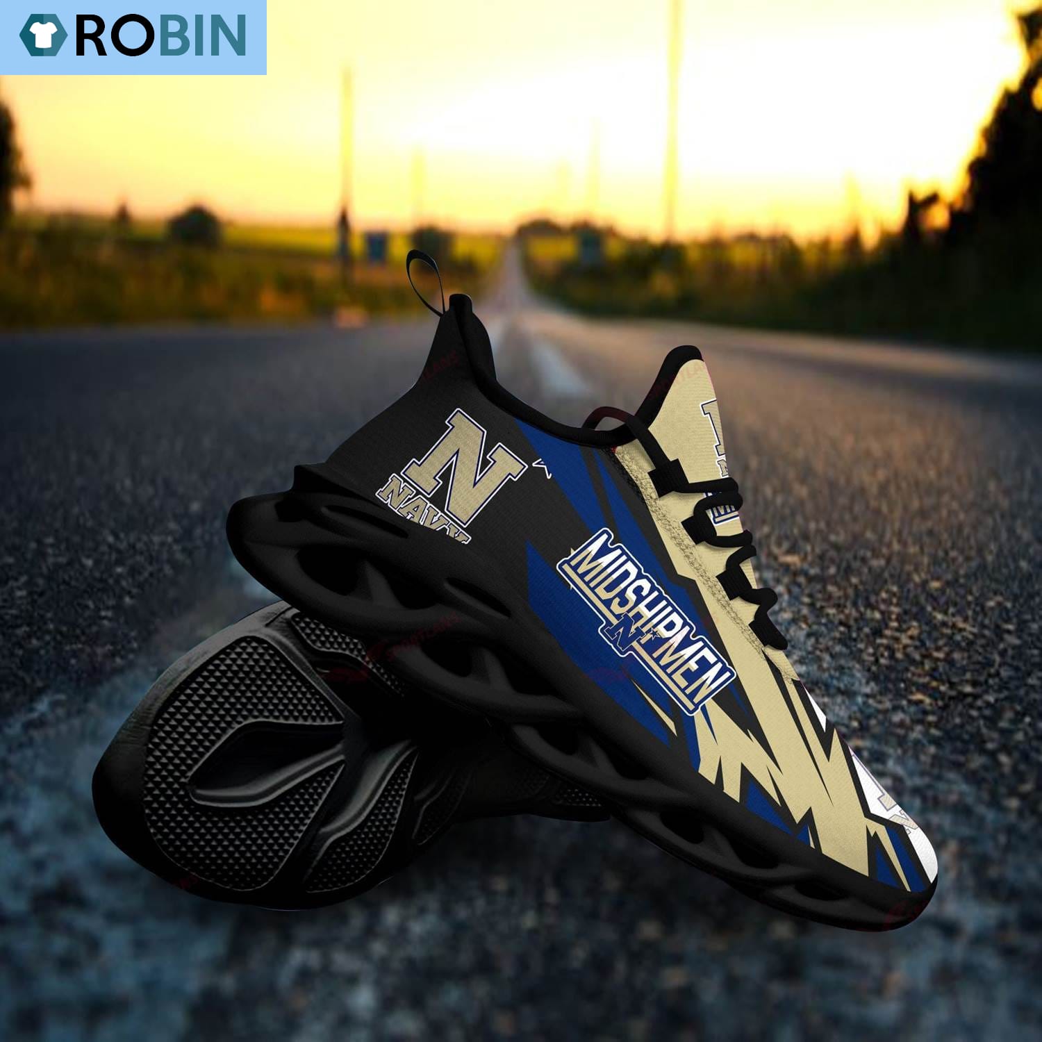 Marineblaue Midshipmen-Sneaker