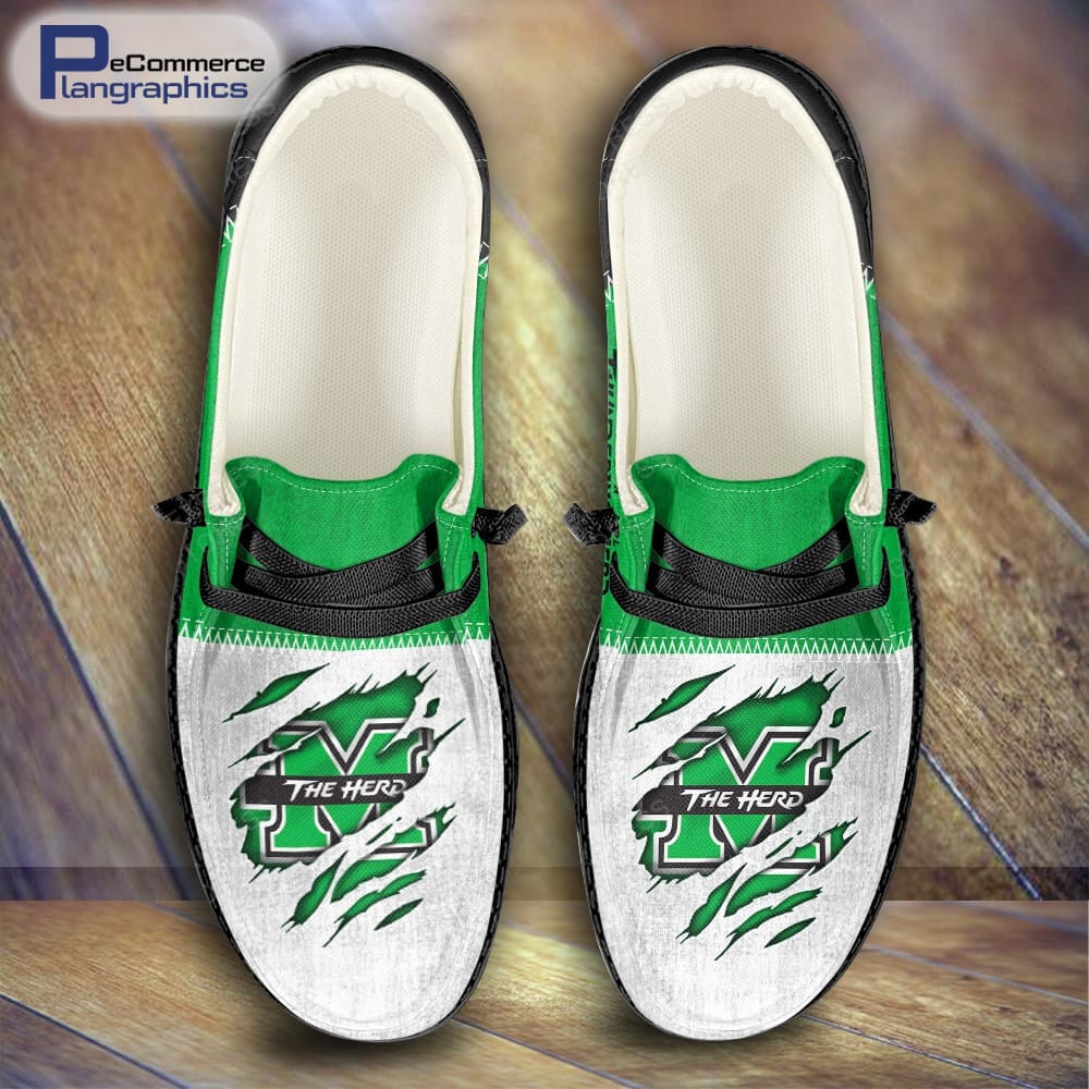 Marshall Thundering Herd Custom Name H-D Schuhe
