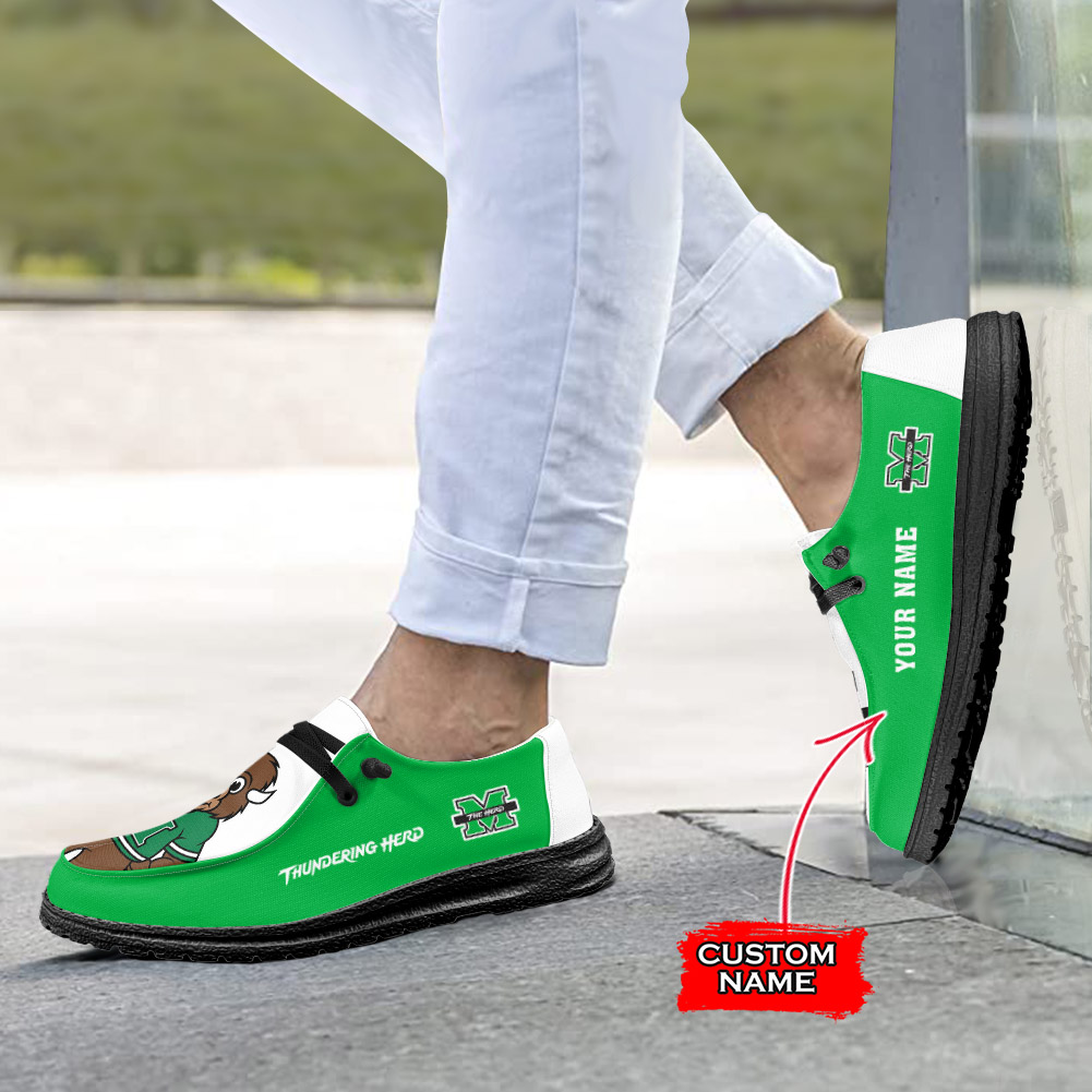Marshall Thundering Herd H-D Shoes Wally Herren-Slipper zum Schnüren für Männer und Frauen
