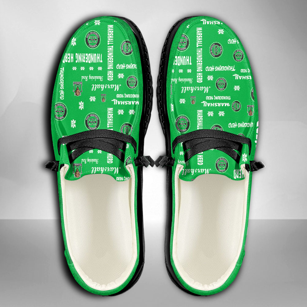 Marshall Thundering Herd H-D Shoes Wally Herren-Slipper zum Schnüren für Männer und Frauen