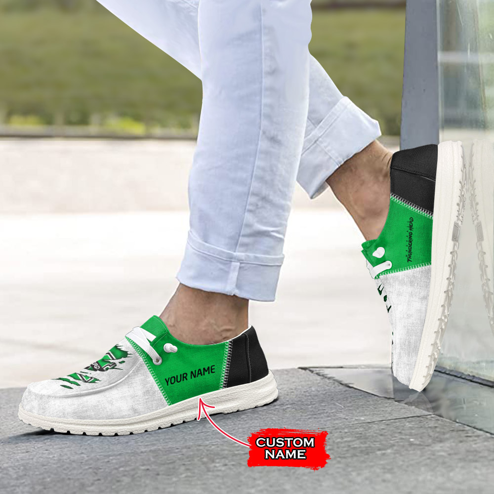 Marshall Thundering Herd H-D Shoes Wally Herren-Slipper zum Schnüren für Männer und Frauen