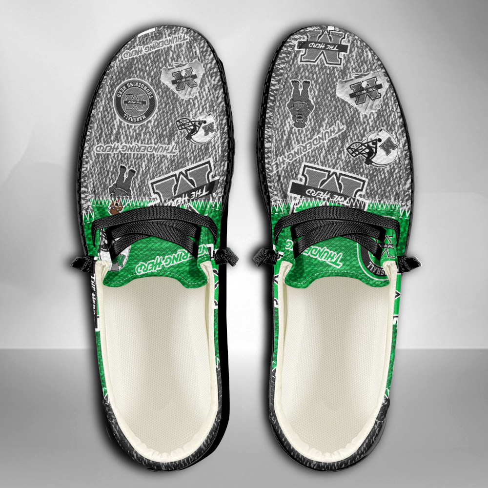 Marshall Thundering Herd H-D Shoes Wally Herren-Slipper zum Schnüren für Männer und Frauen