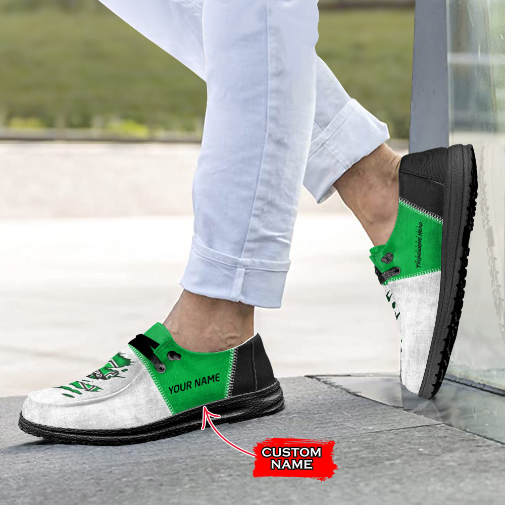 Marshall Thundering Herd H-D Shoes Wally Herren-Slipper zum Schnüren für Männer und Frauen