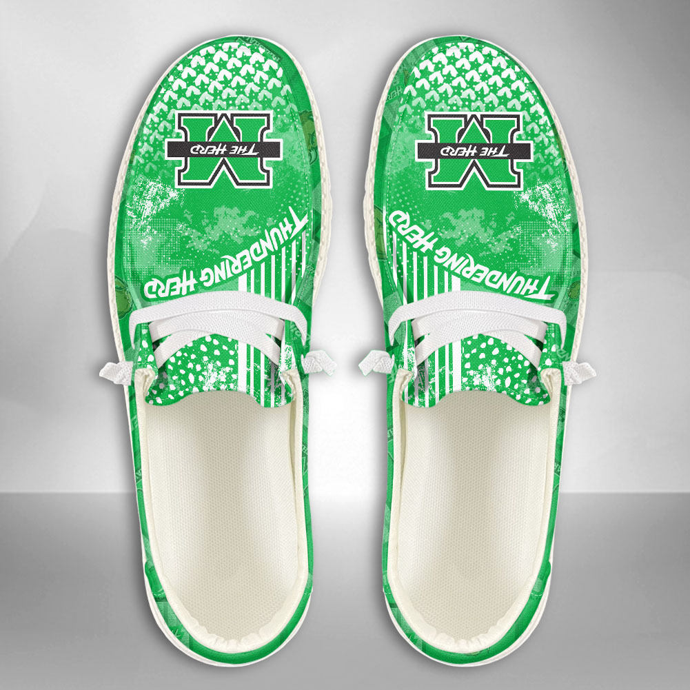 Marshall Thundering Herd H-D Shoes Wally Herren-Slipper zum Schnüren für Männer und Frauen