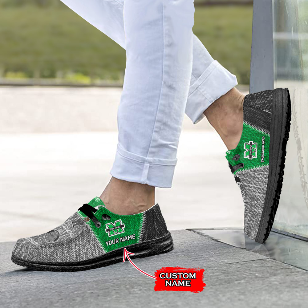 Marshall Thundering Herd H-D Shoes Wally Herren-Slipper zum Schnüren für Männer und Frauen