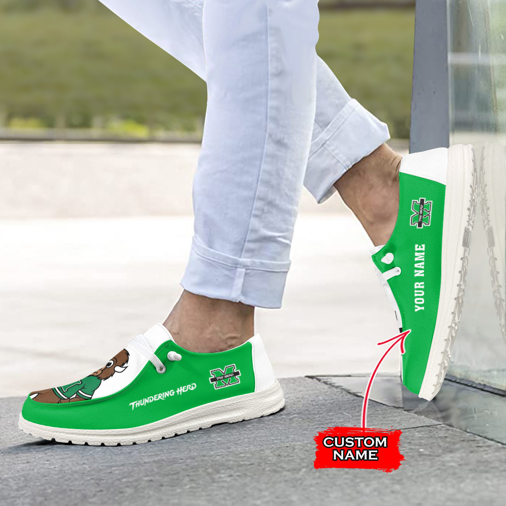 Marshall Thundering Herd H-D Shoes Wally Herren-Slipper zum Schnüren für Männer und Frauen