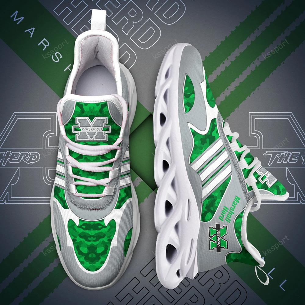 Marshall Thundering Herd Max Soul Clunky, Camo Running Sneakers für Fans aller Zeiten