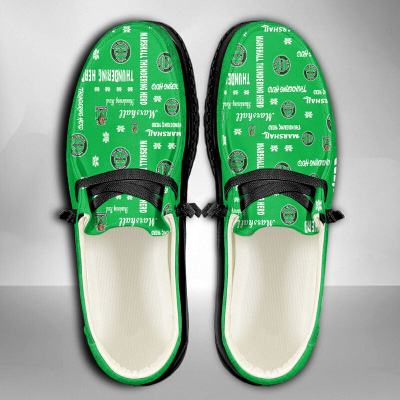 Marshall Thundering Herd personalisierte H-D-Sportschuhe – individuelles Namensdesign