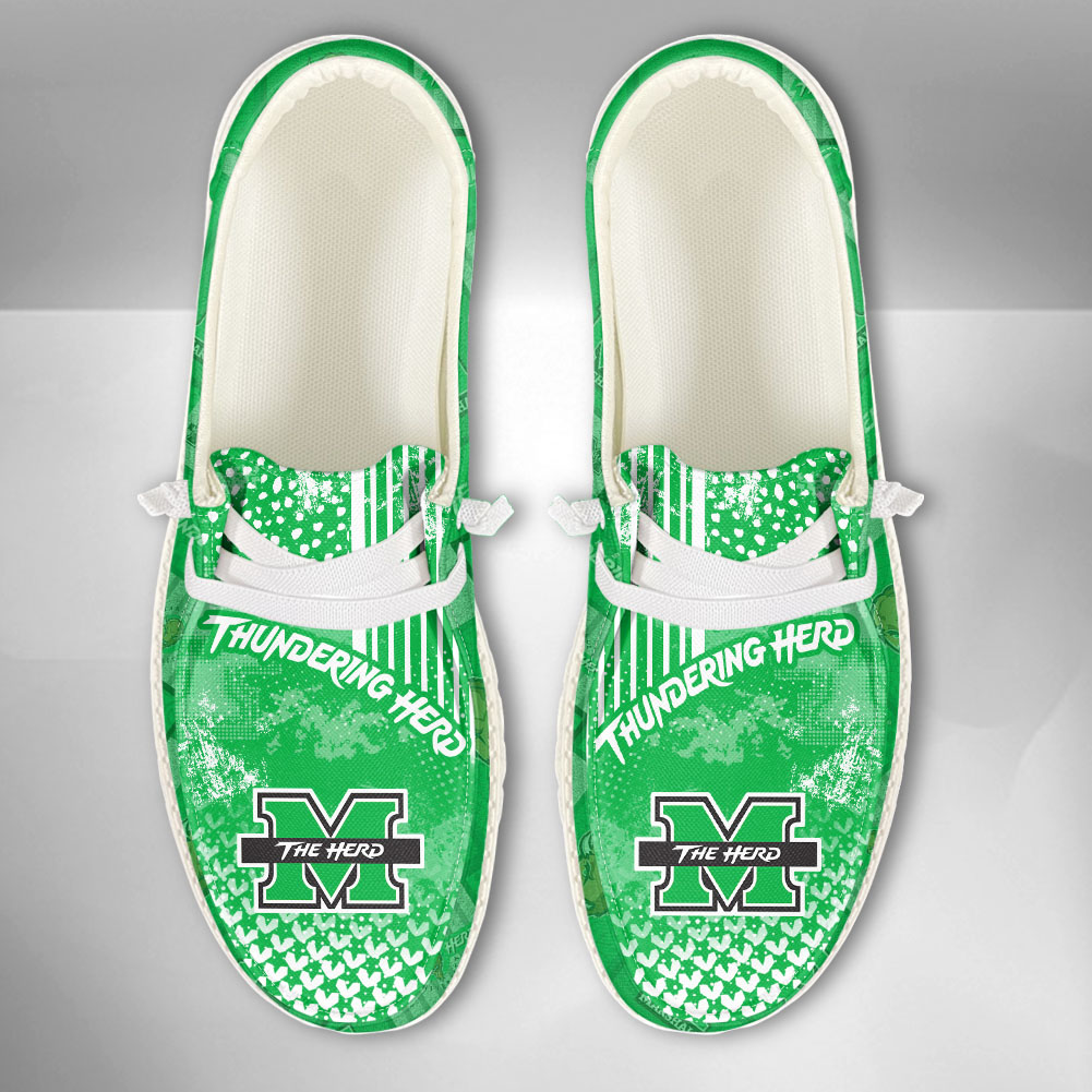 Marshall Thundering Herd personalisierte H-D-Sportschuhe – individuelles Namensdesign