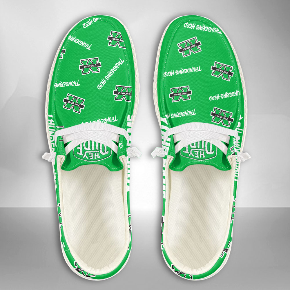 Marshall Thundering Herd personalisierte H-D-Sportschuhe – individuelles Namensdesign