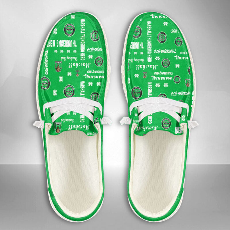 Marshall Thundering Herd personalisierte H-D-Sportschuhe – individuelles Namensdesign